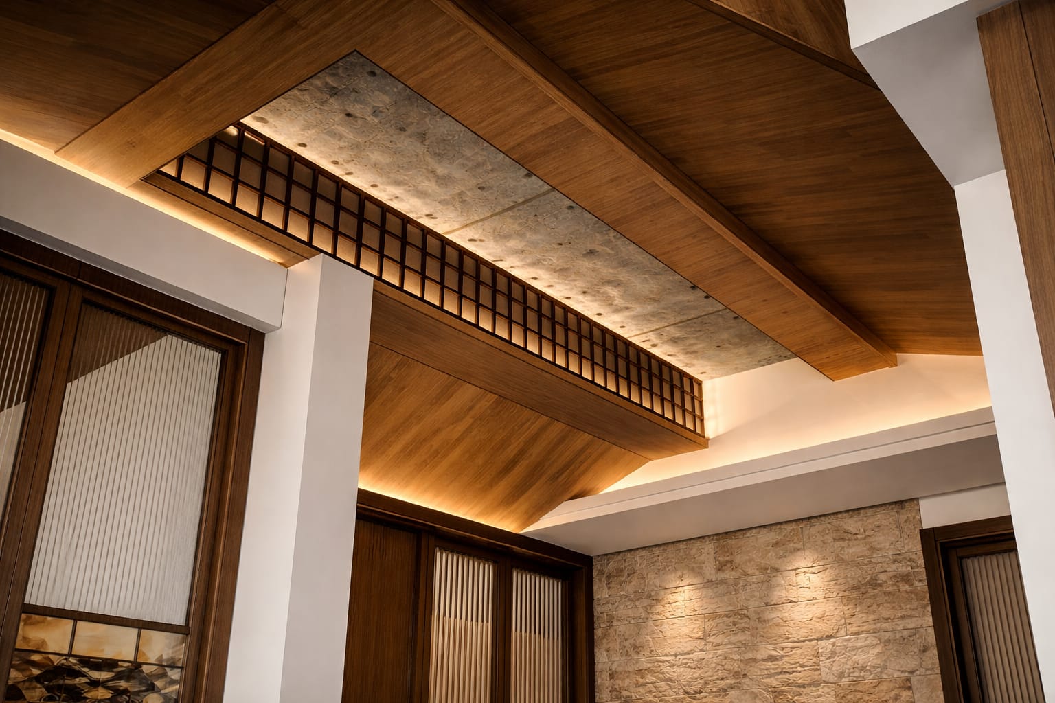 Signature villa interior detail view